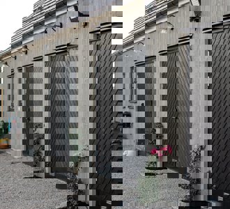 Edsbyporten Slagport Ladhus Trippelgarage Inspiration