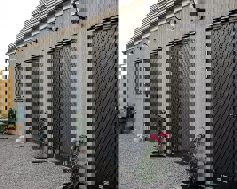 Edsbyporten Slagport Ladhus Trippelgarage Inspiration